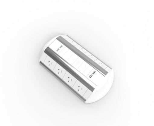 Odyssey Power Dock - 8 x GPU + 2 x USB A + 2 x USB C - White