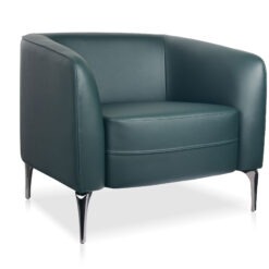 Liso Single Seat Lounge - Forest Green