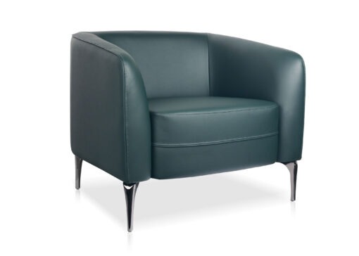 Liso Single Seat Lounge - Forest Green
