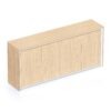 Casa Executive Swing Door Cupboard – Natural Oak/Natural White