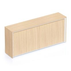 Casa Executive Swing Door Cupboard – Natural Oak/Natural White