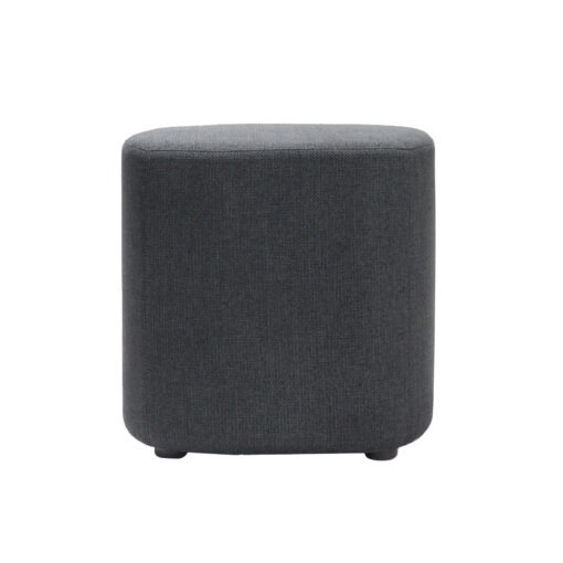Kail Square Ottoman - Charcoal