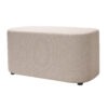 Kail Rectangle Ottoman - Stone
