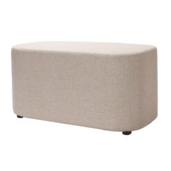 Kail Rectangle Ottoman - Stone