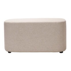 Kail Rectangle Ottoman - Stone