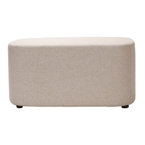 Kail Rectangle Ottoman - Stone
