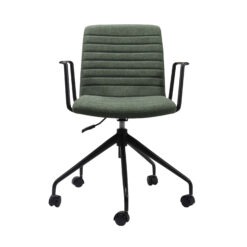 Alternative view of Pixel Swivel Armed Chair - Black Base