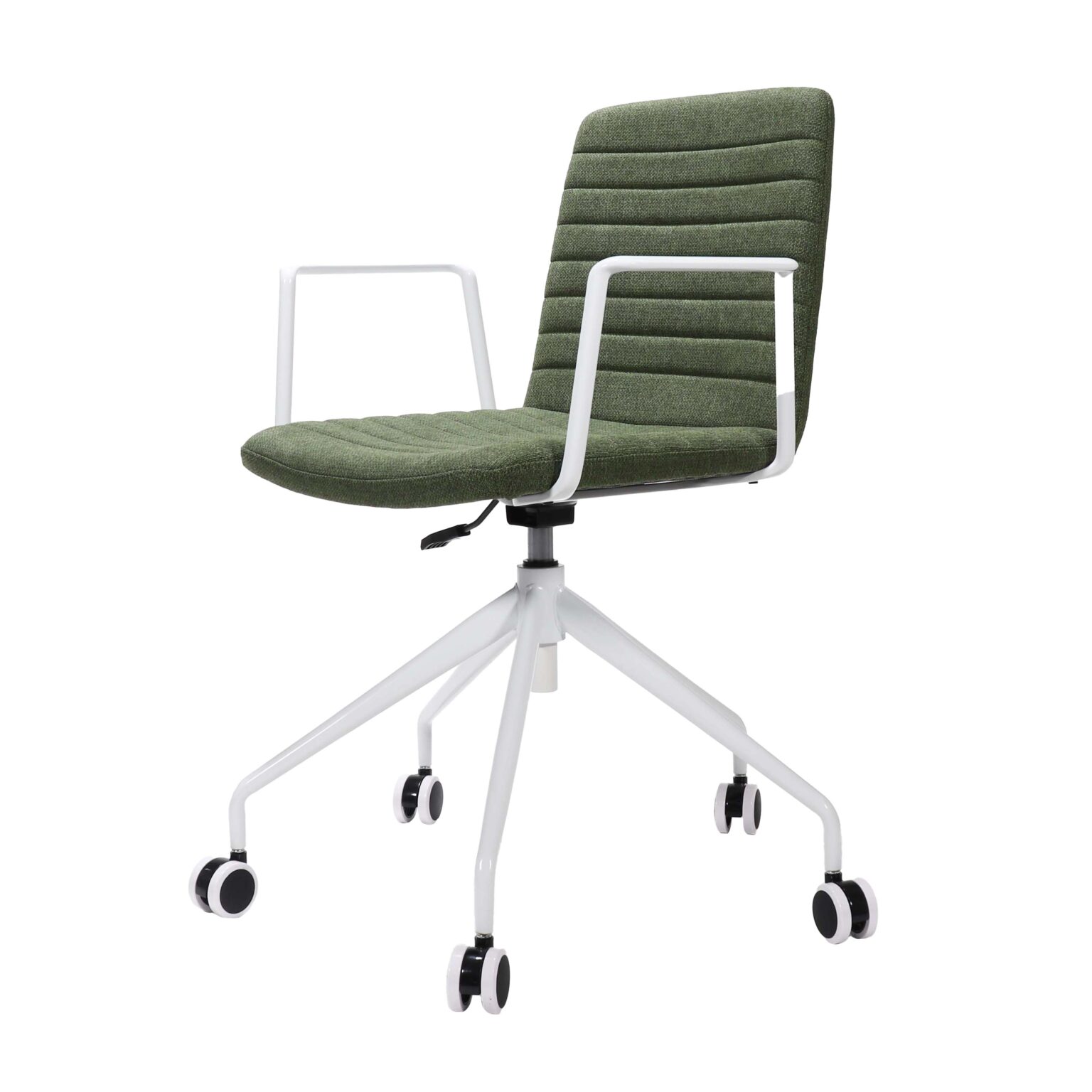 Pixel Seating Pixel Swivel Armed Chair – White Base | Gerry Brown's Office Furniture